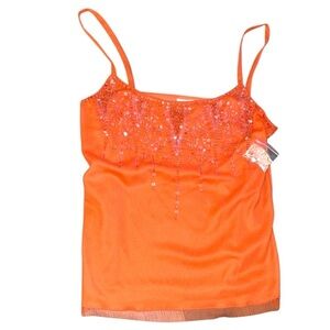 Vintage y2k early 2000s Deadstock embellished camisole